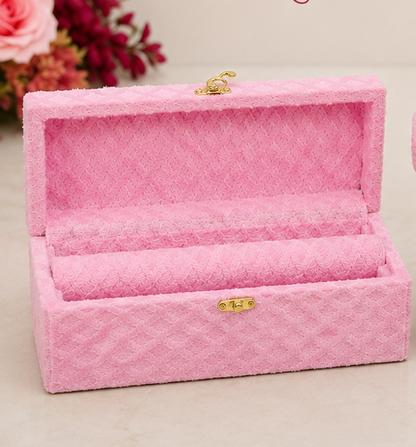 Premium Velvet Bangle Storage Box for Women