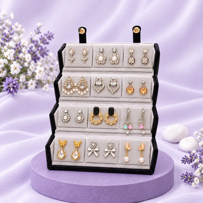 12 pairs western earrings combo