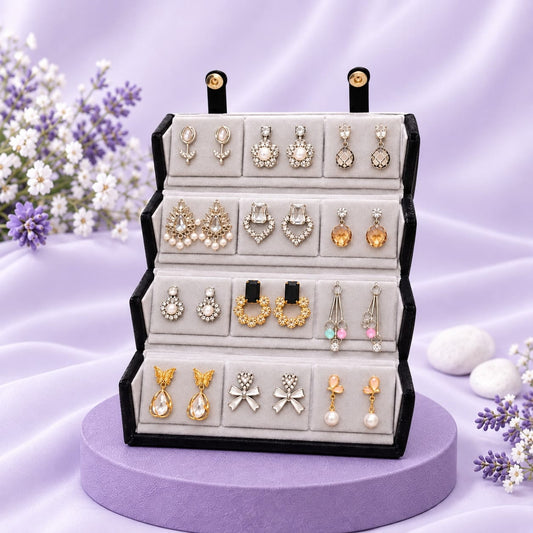 12 pairs western earrings combo