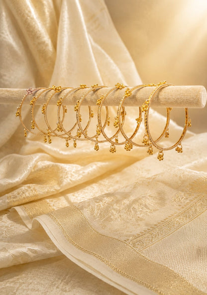 Kashmiri Ghungroo Bangles Set for Women & Girls (8 pcs)