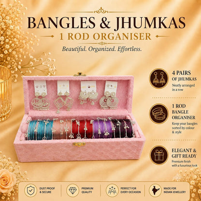 Jelly bangle combo with earrings